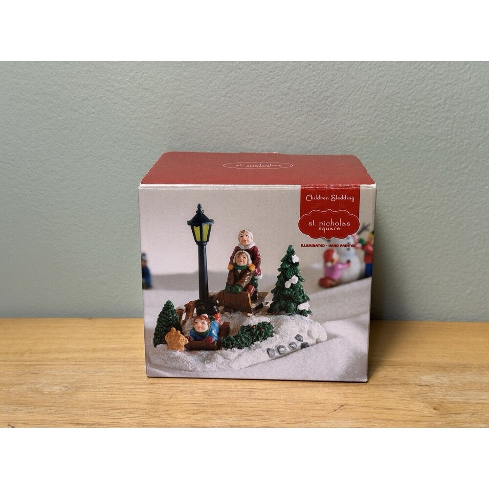 St. Nicholas Square Collection Accessories Children Sledding Lights Up